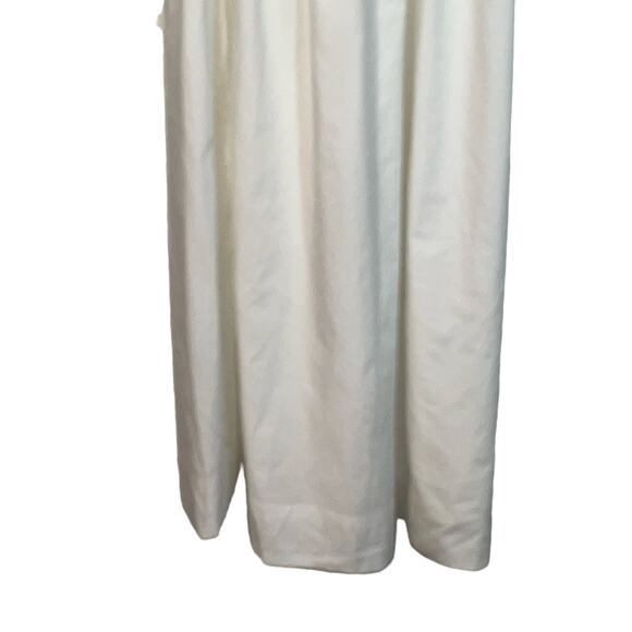 Faithful the Brand La Ora Womens Cotton Mid-Calf MIDI Dress white US 8 - Picture 10 of 11